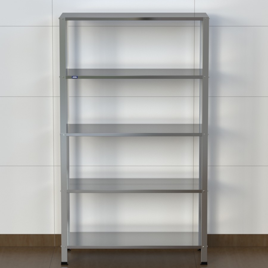 Estante Armário Prateleira Inox 5 Bandejas 400 X 1000 Aisa